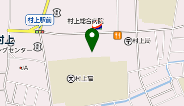 新潟県村上地域振興局の地図画像