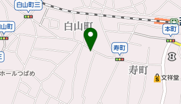 白鳥化学株式会社の地図画像