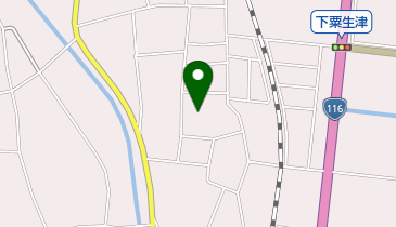 下粟生津集落開発センターの地図画像