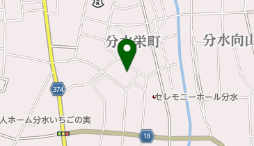 天理教 越地分教会の地図画像