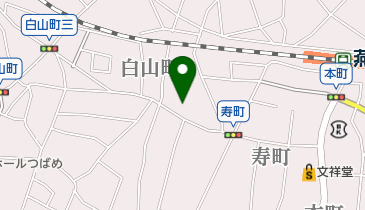 松井クリーニング店の地図画像