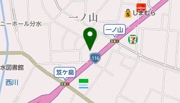 アイアイメガネ 分水店の地図画像