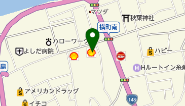 ラック株式会社の地図画像