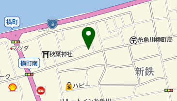 ヨコタデンキの地図画像