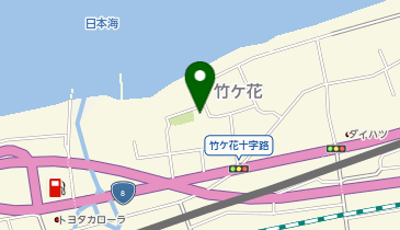 竹ケ花公民館の地図画像