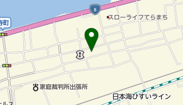 山一精肉店の地図画像