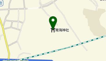 青海神社の地図画像