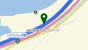 親不知ピアパークおさかなセンターの地図画像