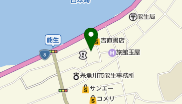 磯谷時計メガネ店の地図画像
