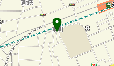 一力分店理容所の地図画像