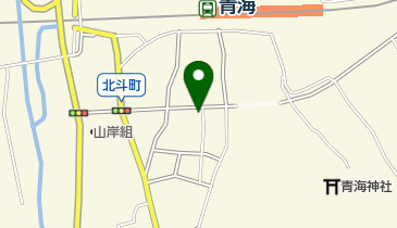 山水理容所の地図画像