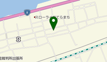 白石理容店の地図画像