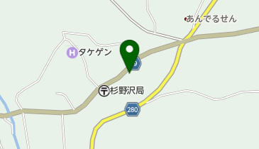 あけぼの商店の地図画像