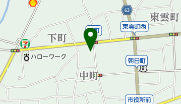 柏屋電気商会の地図画像