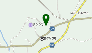 杉野沢総合センターの地図画像