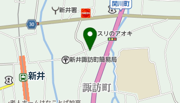 富里クリーニング店の地図画像