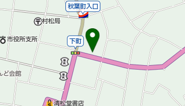 山田自転車店の地図画像