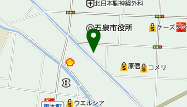 五泉中央サポートセンターの地図画像