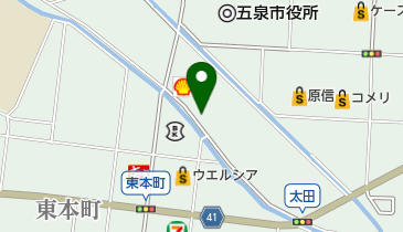 五泉そろばん教室の地図画像