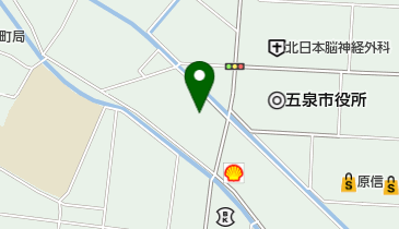 自由民主党五泉支部の地図画像