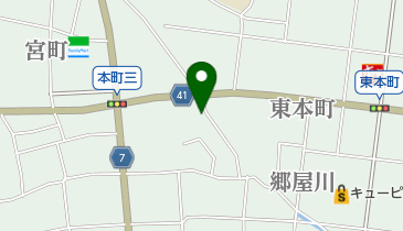 しのぶ美容室の地図画像