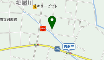 ハコ理容室の地図画像
