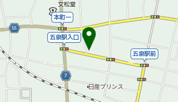 ピザ・テンフォー新潟五泉店の地図画像