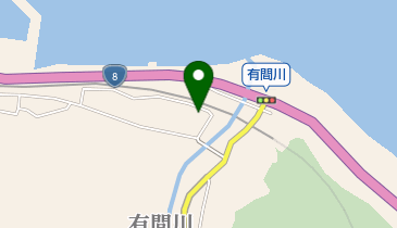 有間川会館の地図画像