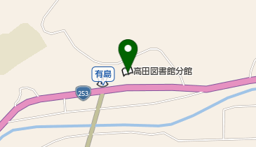 上越市 浦川原地区公民館の地図画像