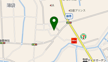 上越正和スイミングスクールの地図画像