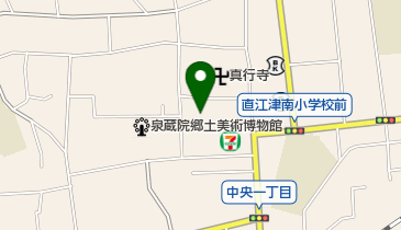 アオイクリーニング店の地図画像