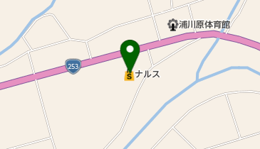 ニューワタナベ ナルス浦川原店の地図画像