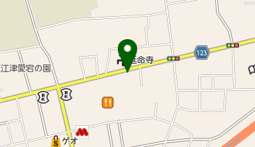 前川クリーニング店の地図画像