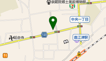 美容室しらいしの地図画像
