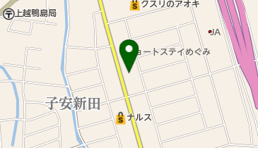 太郎と花子の美容室の地図画像