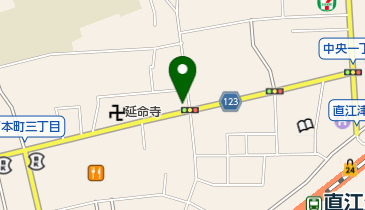 竹原理容院の地図画像