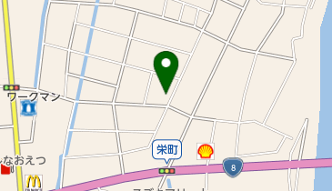 割烹清水の地図画像