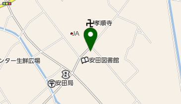 阿賀野市 安田公民館の地図画像