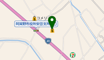 米とお茶のしらいの地図画像