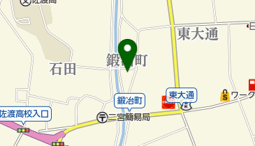 丸新金物店 店舗の地図画像