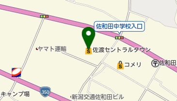 ナガオカ化粧品佐渡セントラルタウン店の地図画像