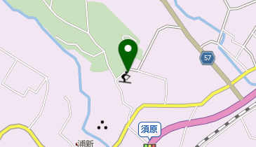 須原スキー学校の地図画像