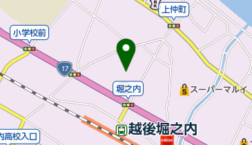 普賢寺の地図画像