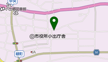 美容室ぽてとはうす 小出店の地図画像