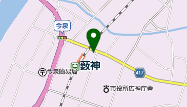 ユキノ美容室の地図画像