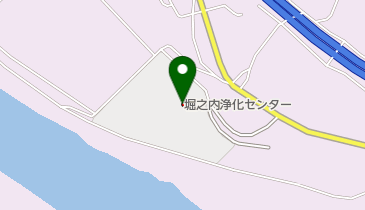 堀之内浄化センターの地図画像