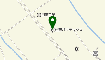 株式会社粉研パウテックスの地図画像