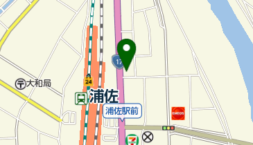 浦佐旅行社の地図画像