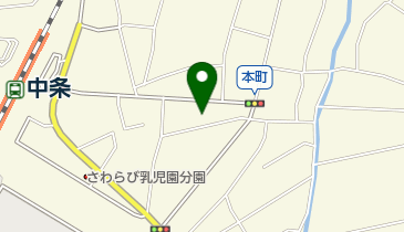 栄光ゼミナール中条校の地図画像