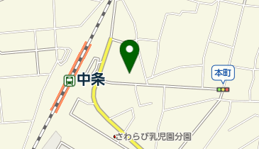 NSG教育研究会中条校の地図画像